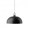 Suspension JIM dome noir crochet miel Lodes Valente Design
