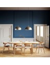 Suspension JIM dome champagne Lodes Valente Design mise en scène