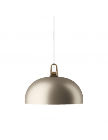 Suspension JIM dome champagne crochet miel Lodes Valente Design