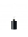 Suspension JIM cylinder noir crochet gris Lodes Valente Design