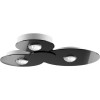 Plafonnier Bugia triple noir brillant Lodes Studio Italia Design - Valente Design