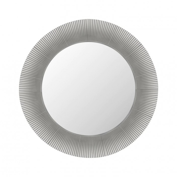 Miroir ALL SAINTS rond mural - collection KARTELL BY LAUFEN - chrome - Kartell - Valentedesign.com