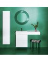 Miroir ALL SAINTS rond mural - collection KARTELL BY LAUFEN - vert - Kartell - Valentedesign.com