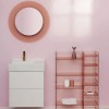 Miroir éclairant ALL SAINTS rond mural - collection KARTELL BY LAUFEN - nude - Kartell - Valentedesign.com