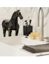 Porte-brosse à dents BOXY - collection KARTELL BY LAUFEN - noir - Kartell - Valentedesign.com