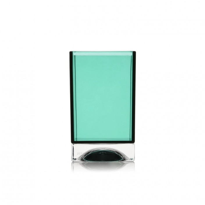 Porte-brosse à dents BOXY - collection KARTELL BY LAUFEN - vert - Kartell - Valentedesign.com