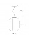 Dimension suspension Meridiano Grande Fontana Arte Valente Design