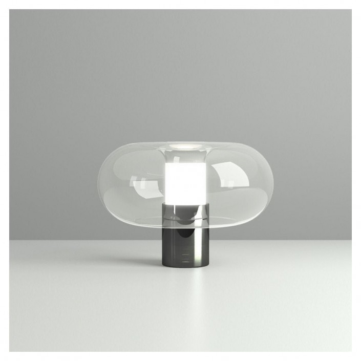 Lampe de table Fontanella Medium noir Fontana Arte Valente Design mise en scène