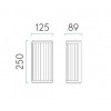 Applique versailles 250 chrome poli Astro Lighting - Valente Design