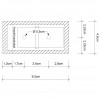 Dimension applique Omega 2 Decor Walther Valente Design