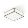 Plafonnier BAUHAUS 3 N LED nickel satiné Decor Walther Valente Design