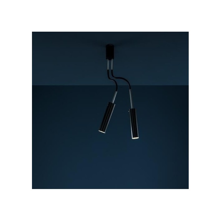 Plafonnier Lucenera 206 noir Catellani and Smith Valente Design