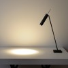 Lampe de table Lucenera 500 noire Catellani and Smith Valente Design éclairée