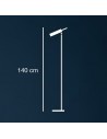 Dimensions lampadaire Lucenera 506 Catellani and Smith Valente Design