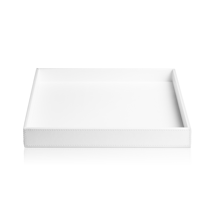 Plateau carré Brownie TAB Q blanc Decor Walther Valente Design