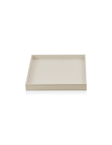 Plateau carré Brownie TAB Q beige Decor Walther Valente Design