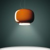 Suspension Chouchin 1 orange Foscarini Valente Design en situation