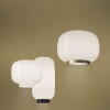 Suspensions Chouchin 3 blanc et Chouchin  Reverse 1 et Reverse 2 Foscarini Valente Design
