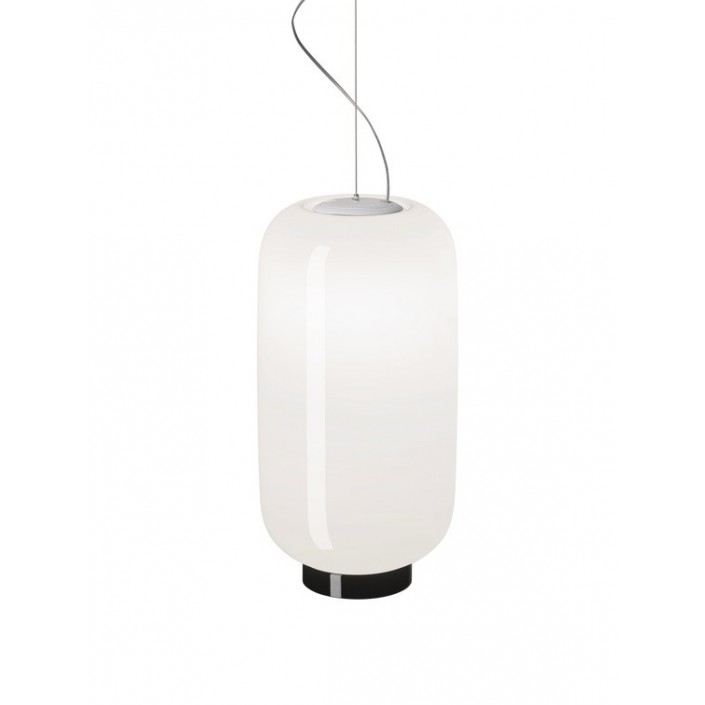 Suspension Chouchin 2 reverse blanc/noir Foscarini Valente Design