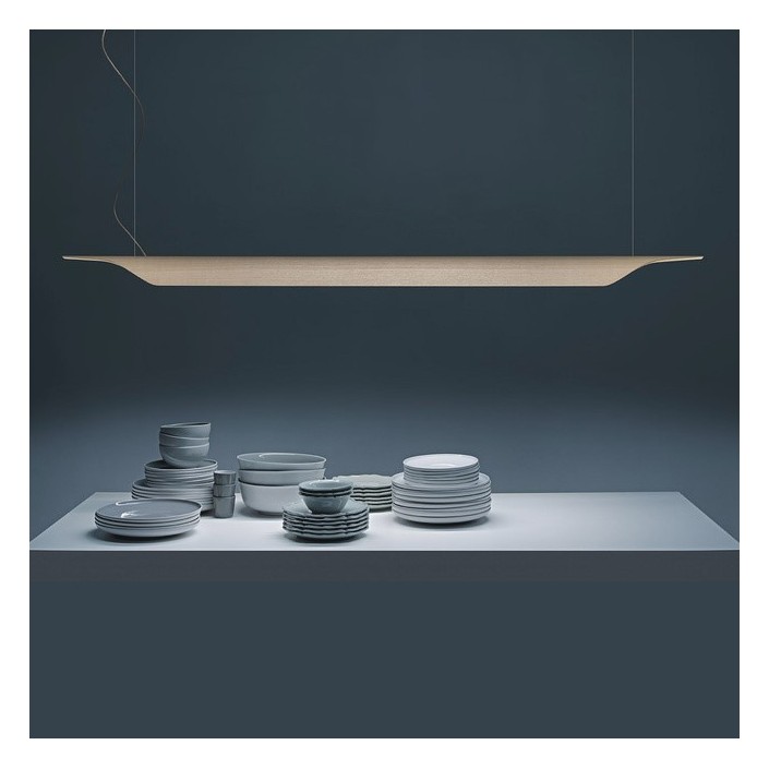 Suspension Troag naturel Foscarini Valente Design mise en scène