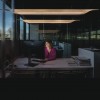 Suspension Troag naturel Foscarini Valente Design mise en scène bureau