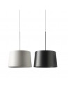 Suspension Twiggy blanc et noir Foscarini Valente Design