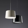 Suspension Twiggy blanc et noir Foscarini Valente Design mise en scène