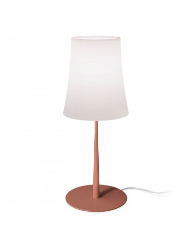 Lampe de table Birdie Easy rouge brique  Foscarini Valente Design