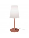 Lampe de table Birdie Easy rouge brique  Foscarini Valente Design