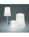 Lampes de table Birdie Easy, Birdie Zero piccola et grande Foscarini Valente Design
