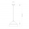 Dimension suspension Ginestra 300 Astro Lighting Valente Design