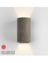 Applique Dunbar Concrete 160 Astro Lighting Valente Design de face