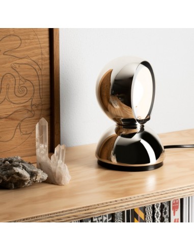 Lampe de table Eclisse chrome Artemide Valente Design