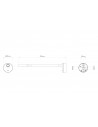 Dimension applique Lucca Surface Astro Lighting Valente Design