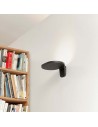 Bibliothèque, bureau. Applique  extra fine Oplight Flos noir Valente Design