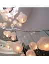 Suspension Postkrisi Chandelier Catellani and Smith Valente Design vue dans escalier