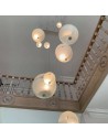 Suspension Postkrisi Chandelier Catellani and Smith Valente Design vue d'en bas
