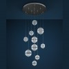 Suspension Postkrisi Chandelier Catellani and Smith Valente Design éteinte