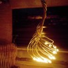 Plafonnier-suspension Turciu 16 laiton Catellani and Smith Valente Design