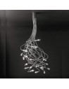 Plafonnier-suspension Turciu 21 nickel Catellani and Smith Valente Design