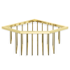 Panier de douche d'angle WA ECK1 or Decor Walther Valente Design