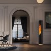 Lampadaire Colonna feuille couleur cuivre Catellani and Smith Valente Design dans salon