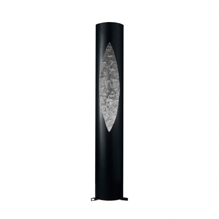 Lampadaire Colonna feuille couleur argent Catellani and Smith Valente Design