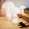 Lampe de table Atollo Glass Large, Medium et Small Oluce Valente Design