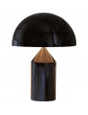 Lampe de table Atollo metal noir Oluce Valente Design