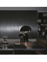 Lampe de table Atollo metal noir Oluce Valente Design