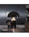 Lampe de table Atollo metal noir Oluce Valente Design