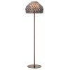 Lampadaire Tatou F noir vue de face  de flos 
