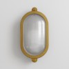 Applique Malibu Oval Astro Lighting Valente Design éteinte