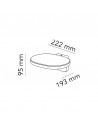 Dimension applique Oplight W1 Flos Valente Design